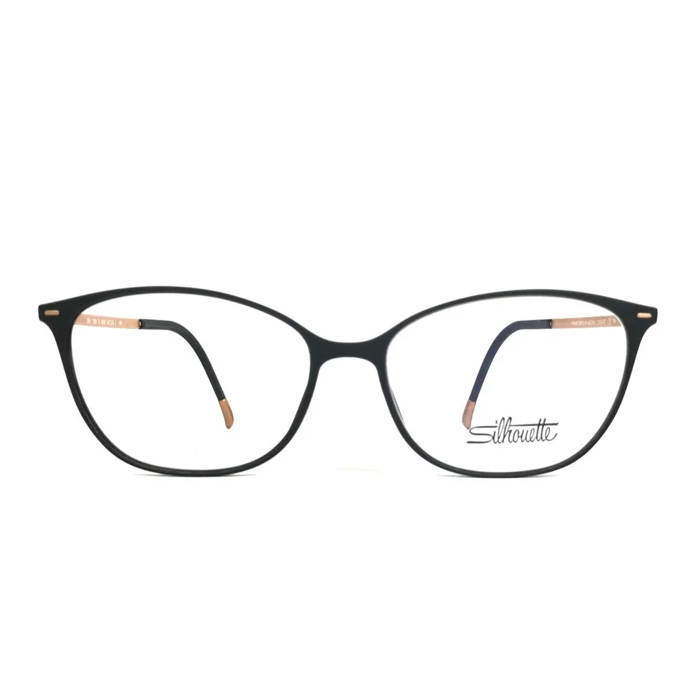 Silhouette Eyeglasses Frames SPX 1590 75 9030 Urban Lite Rose Gold Blk 52-15-140